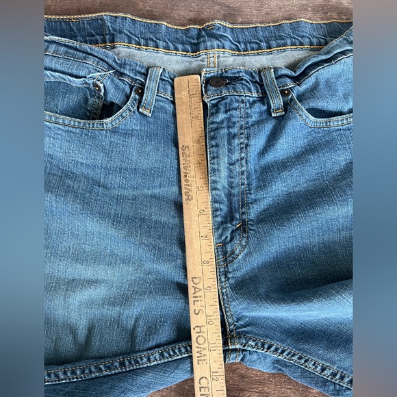 Levi's 514 Jeans Mens 36x29-measured Medium Wash Straight Stretch American Denim - Picture 8 of 16